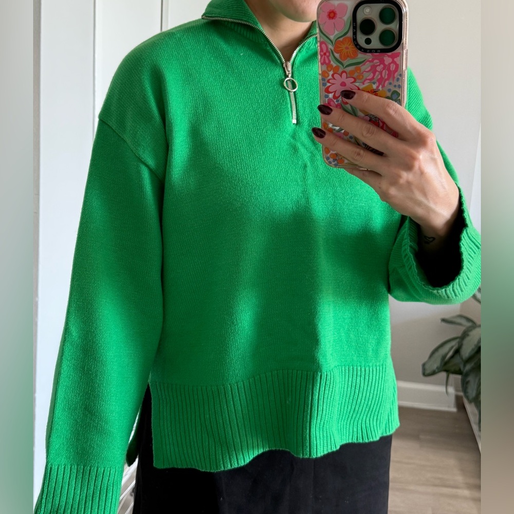 Green Zara Sweater